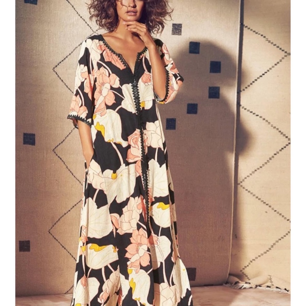 Continental tunic kimono dress